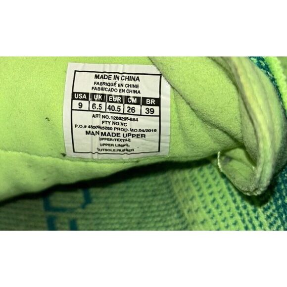 Under Armour Speedform Slingride Athletic Shoes Women’s Size 9 1288295-884 Green - Picture 8 of 9